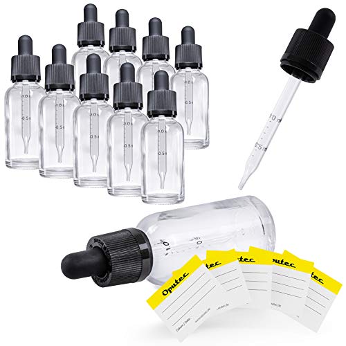 Oputec Cuentagotas, Claro, 30 ml, 10 Unidades