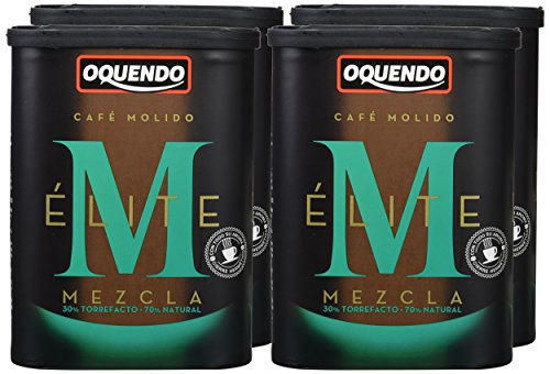 Oquendo CMAC74 Cofibox - Café Molido Mezcla - 4 de 250 gr. (Total 1000 gr.)