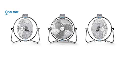 Orbegozo PWM 2147 Ventilador Industrial, 45 cm de diámetro, 3 velocidades de ventilación, Mando a Distancia, Sistema antivuelco, Cabezal oscilante multiorientable, 130 W