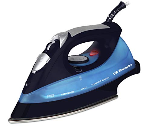 Orbegozo SV 2680 - Plancha ropa vapor, 2600 W de potencia, suela INOX, función autolimpieza, sistema de planchado en seco y con vapor, regulador de temperatura