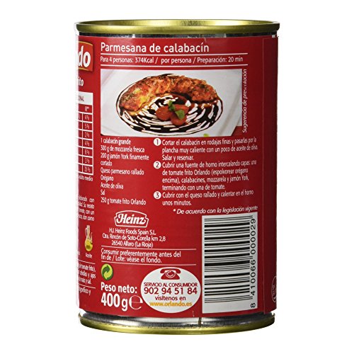 Orlando - Tomate frito clsico, 400 g - [Pack de 6]