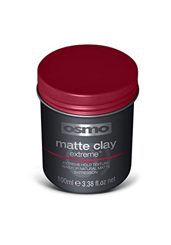 Osmo - Cera para el pelo mate Extreme de alta fijación para moldeado del cabello (arcilla mate, 100 ml)