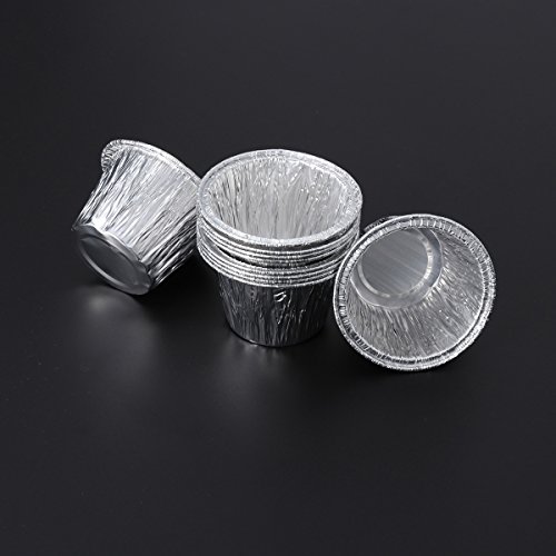 ounona molde de huevo Tarta desechables para Mini Cupcake Cookie Pudding Muffin 100 pcs