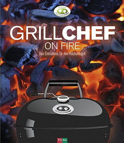 Outdoorchef GRILLCHEF ON Fire Kochbuch Libro de Cocina, Negro, 22 x 1,9 x 25,4 cm