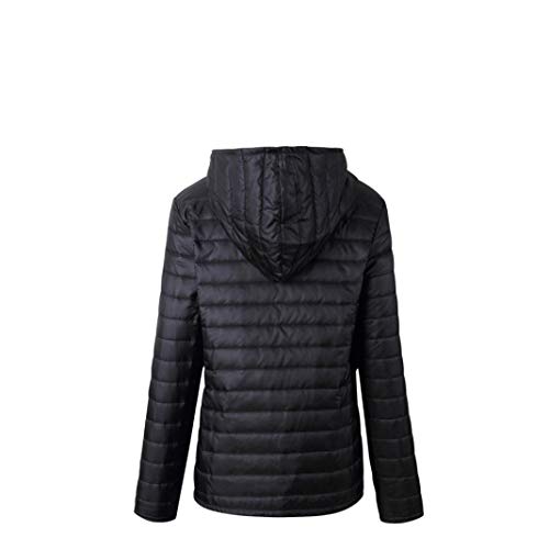 OverDose mujer Ultra Light Down Chaqueta con Capucha Invierno Down Rosa Negro Chaquetas Invierno Abrigo Mujeres Parka Abrigos con Cremallera