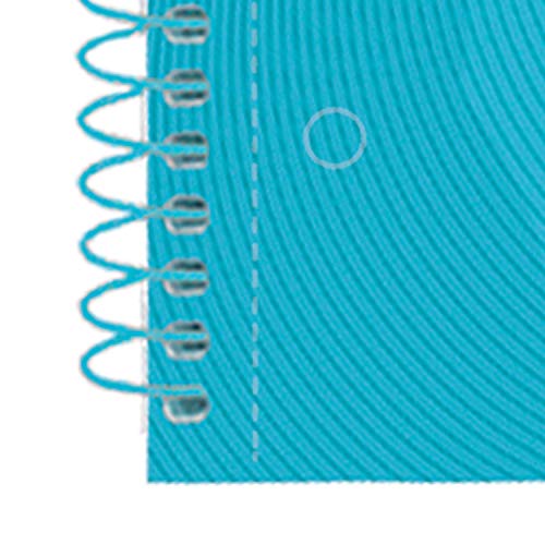 Oxford cuaderno Europeanbook 1 touch, microperforado, tapa extradura, espiral, a4+, cuadrícula 5x5, color azul pastel