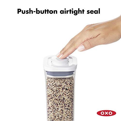 OXO Piece Pop Container Good Grips-Contenedor de 5 Piezas, plástico, blanco