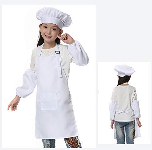 Oyfel Jefes delantal ajustable algodón y lino sin mangas tejido larga adulto niño cocina jardinero uniformes para Restaurant BBQ trabajo restaurante Servicio café 1pcs, Rojo 55 x 52 cm