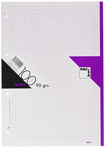 Pacsa 21048 - Recambio 90 g, A4, 100 hojas, color morado