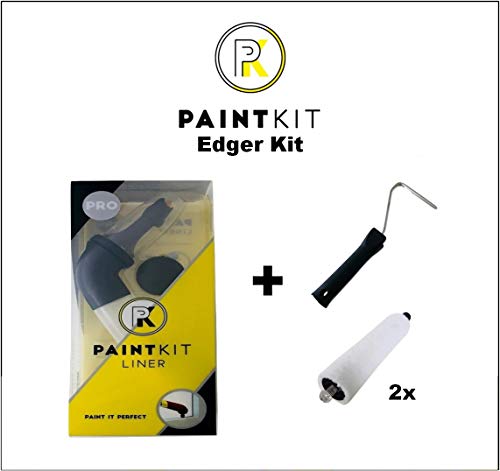 PaintKit Bordeadora de Pintura - ¡NUEVA y Única Herramienta de Corte en Pintura que Realmente Funciona! Una Combinación Increíble de un Revolucionario Pincel y Rodillo para Pintar Bordes Perfectamente