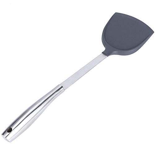 Pala antiadherente Utensilios de cocina antiadherentes Utensilios de cocina Espátulas Espátula china, Wok Espátula, Cocina para voltear la cocina(gray)