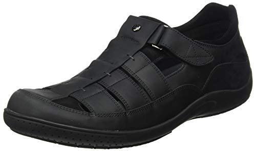 Panama Jack Meridian Basics, Sandalias Punta Cerrada para Hombre, Negro (Negro C3), 43 EU