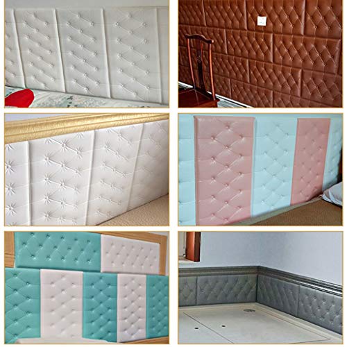 Papel De Pared De Ladrillo 3D De Embalaje Suave, Decoración De Pared De Fondo Anticolisión, Algodón De Espuma XPE De Alta Densidad Autoadhesivo (4/6/8 Piezas) 30 * 60 / Grosor 1,5 Cm