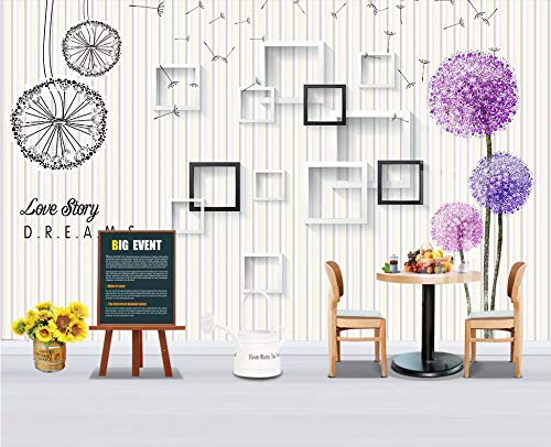 papel pintado 3D personalizado Pared Wallpaper Molino De Viento Azul Mediterráneo dormitorio cocina 3D empapelar Fotomural Decoración damasco murales decoración de paredes moderna