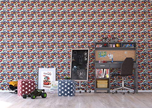 Papel Pintado Fotográfico, Papel Pintado Disney Cars WPD 9702, 53 x 7 x 7 m