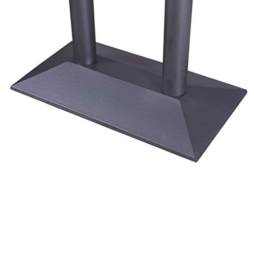 para Trabajo Pesado De Doble Columna Patas De La Mesa del Café del Restaurante De Barras De Hierro Fundido De Bricolaje Patas De Los Muebles Rectangulares Base Encimera Pies De Apoyo