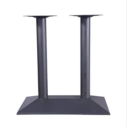 para Trabajo Pesado De Doble Columna Patas De La Mesa del Café del Restaurante De Barras De Hierro Fundido De Bricolaje Patas De Los Muebles Rectangulares Base Encimera Pies De Apoyo