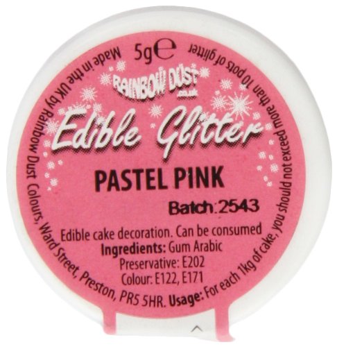 Pastel Pink Edible Glitter