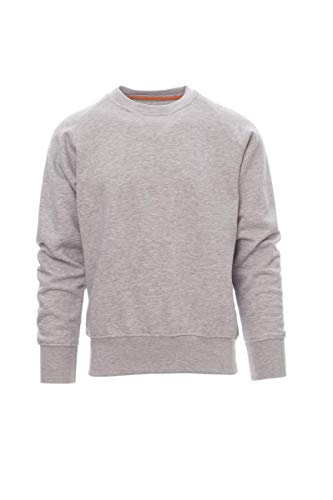 Payper Mistral+ - Sudadera con cuello redondo de manga larga para hombre, mezcla de algodón, puños con cintura elástica color gris Mezcla de grises XXL