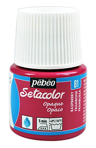 PEBEO Setacolor - Pintura para Tejidos (45 mm), Color Frambuesa