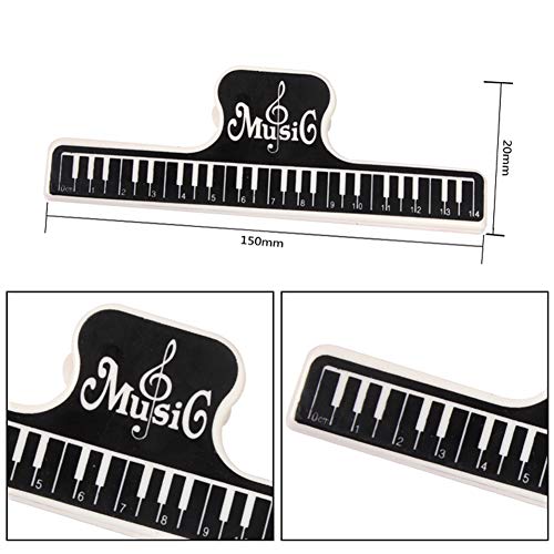 Pegatinas Para Pianos O Teclados Pegatinas Para Teclados Etiqueta Engomada Del Teclado De Piano Pegatina Teclado Electrónico Para 37/49/54/61/88 Teclas Y 4 Pinzas De Música Para Partituras