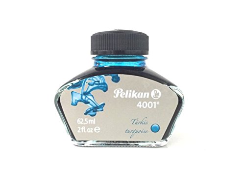 Pelikan 4001, Tinta de Escribir, Turquesa, 62,5 ml