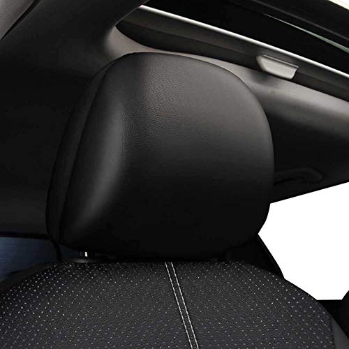 perfecti Fundas Asientos Coche Poli-Piel para Delantero & Trasero, Universal Antideslizante Cubre Asientos De Coche Lavable Accesorios Coches Interior Decoracion