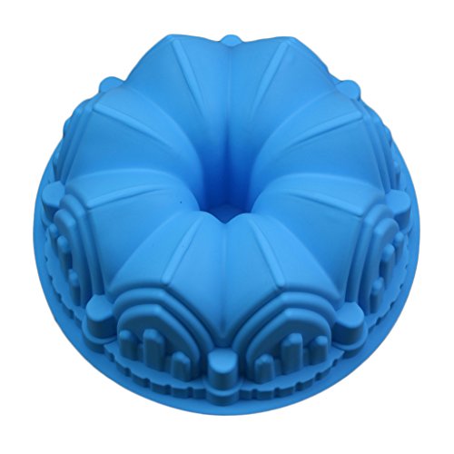 PETSOLA 2 Piezas De Silicona Bundt Crown Cake Baking Molde De Lata Molde Antiadherente para Hornear