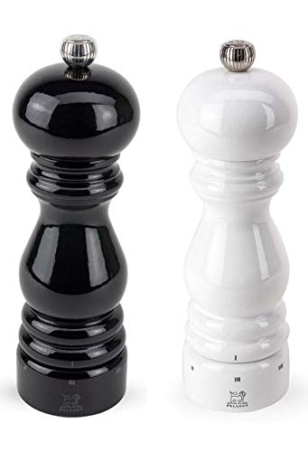 Peugeot Paris Pepper Mill And Salt Mill U-select 18 Cm Black / White