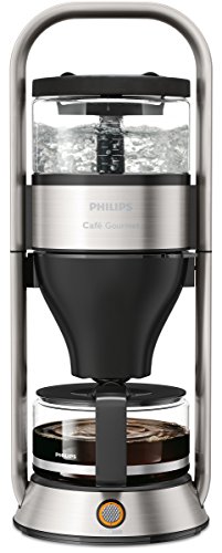 Philips hd5413/00. Cafetera de color negro en acero inoxidable