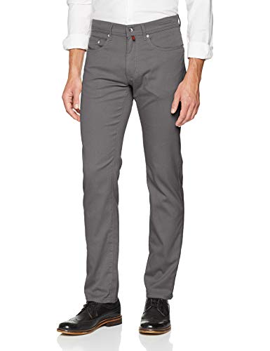 Pierre Cardin Lyon Voyage Five Pocket Piquet Pantalones, Gris (Anthrazit 27), W38/L32 (Talla del Fabricante: 38/32) para Hombre