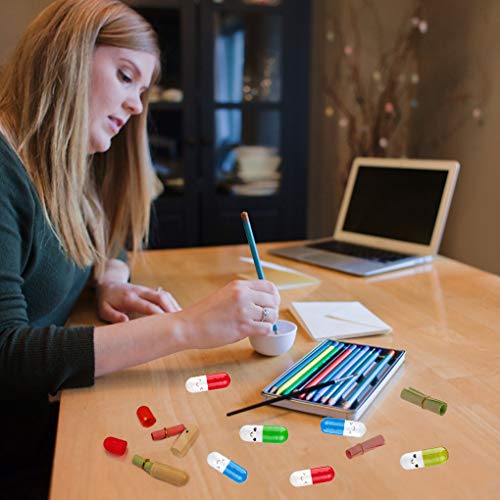 Píldoras con caras sonrientes para escribir mensajes dentro de ellas, para amor o amistad 200Pcs