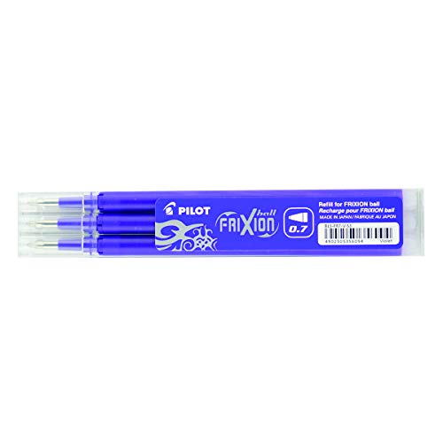 Pilot 75300308 - Recambio para bolígrafos y plumas (3 unidades), morado