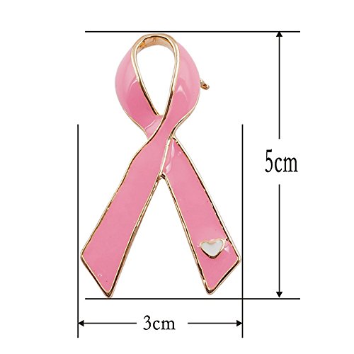 Pin de solapa con lazo rosa oficial de concienciación sobre el cáncer de mama