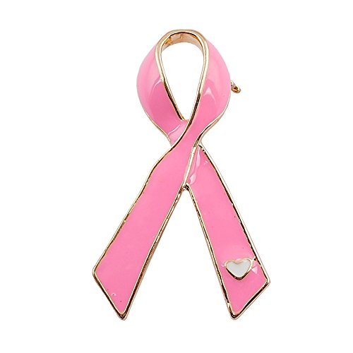 Pin de solapa con lazo rosa oficial de concienciación sobre el cáncer de mama