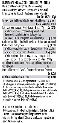 PINK SUN Xilitol 1kg Azucar De Abedul Sustitución de Azúcar Alternativa Edulcorante Finlandia Gránulos Vegetariano Vegano Baja en Carbohidratos Diabético Non OGM Xylitol Finland Birch