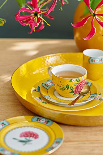 Pip Studio Blushing Birds - Juego de 2 tazas (350 ml), diseño de pájaros, color amarillo