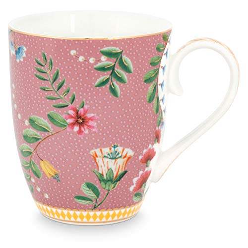 Pip Studio La Majorelle - Juego de 2 tazas (350 ml), color rosa