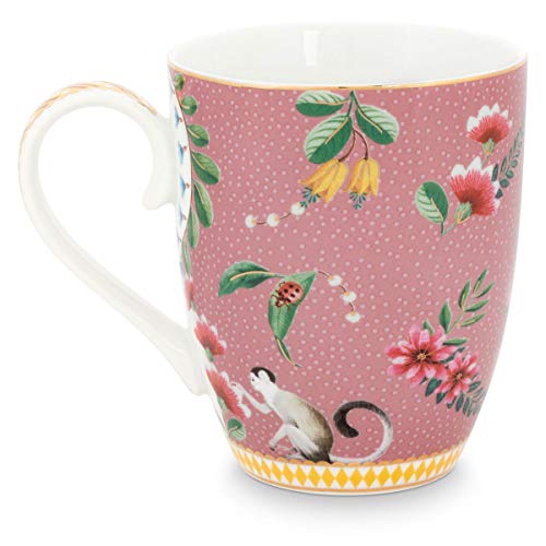 Pip Studio La Majorelle - Juego de 2 tazas (350 ml), color rosa