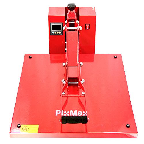 PixMax - Prensa de Calor Maquina de Prensa de Calor Máquina de la sublimación de la Transferencia de la Prensa del Calor de la Camiseta, Uso para Industrial, Profesional y casero | 50cm x 50cm