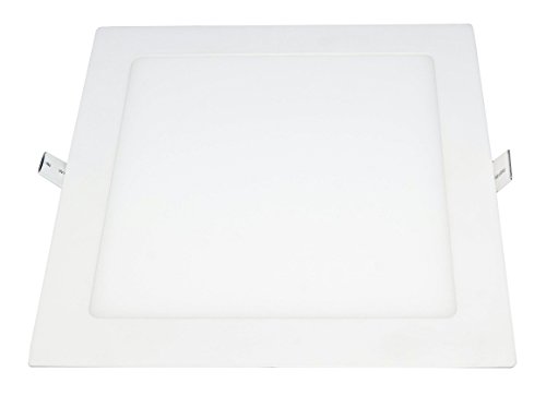 Placa Led Cuadrada 295x295 mm, 24W 1920lm Panel Super slim 6000k-6500k Luz Fria Empotrado Lámpara de Techo ONSSI LED