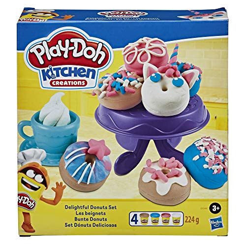 Play-Doh- Donuts Deliciosos, Multicolor (Hasbro E3344EU4) , color/modelo surtido