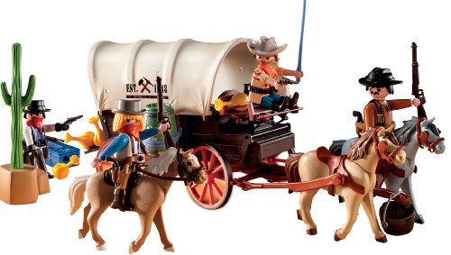 PLAYMOBIL - Caravana con Bandidos, Set de Juego (5248)