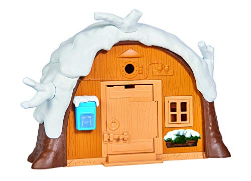 Playset Casa del Oso con nieve 2 figuras y accesorios de Masha y el Oso (Simba 9301023)