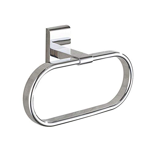 Plegable Baño Estante Anillo De Toalla De Baño De Montaje En Pared De Cobre Soporte De Punzón Para Toallas De Hogar Soporte Para Colgante De Anillo De Almacenamiento De Toallas De Hotel Casero