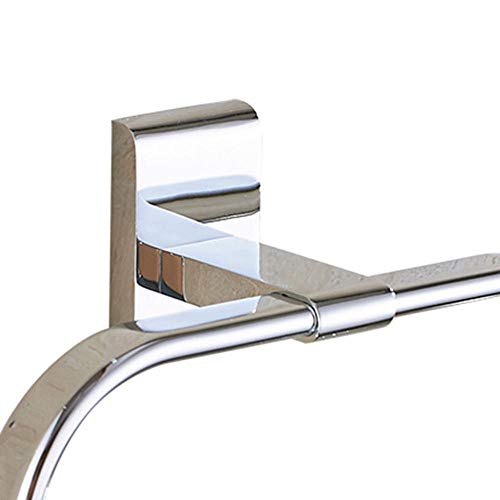 Plegable Baño Estante Anillo De Toalla De Baño De Montaje En Pared De Cobre Soporte De Punzón Para Toallas De Hogar Soporte Para Colgante De Anillo De Almacenamiento De Toallas De Hotel Casero