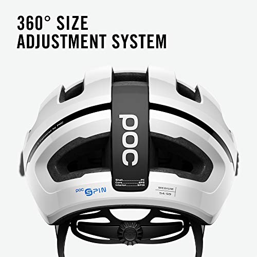 POC Omne Air SPIN - Casco, Unisex Adulto, Hydrogen White, Medium