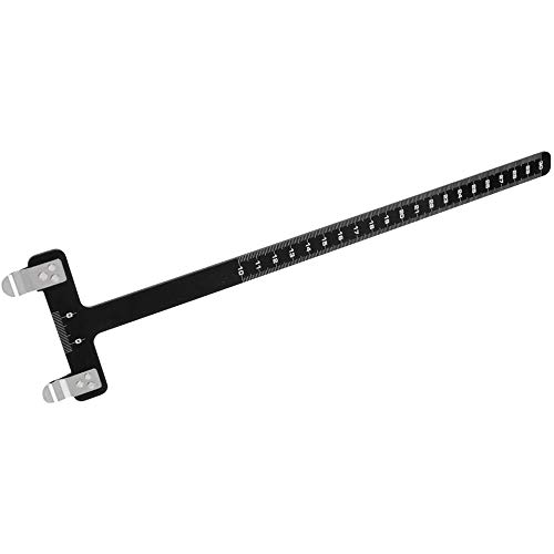 POFET 32.6cm Pro Archery T Ruler Bow Square para Arco recurvo y Arcos compuestos Ajuste de Arco Largo