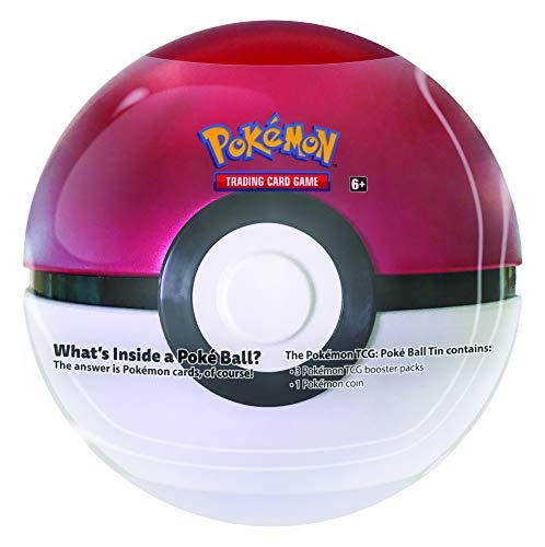 Pokemon Center Poké Ball Tin 820650806766, Pelota con cartas Pokémon, Serie 4