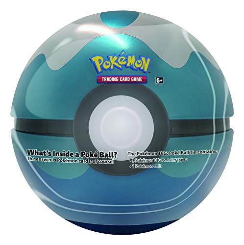 Pokemon Center Poké Ball Tin 820650806766, Pelota con cartas Pokémon, Serie 4